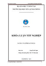 Khóa luận Một số giải pháp nâng cao hiệu quả hoạt động huy động vốn tại chi nhánh ngân hàng nông nghiệp và phát triển nông thôn thị xã Quảng Yên