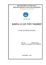 Khóa luận Tên khóa luận tốt nghiệp một số giải pháp nâng cao hiệu quả hoạt động cho vay hộ sản xuất tại chi nhánh nhno&ptnt huyện thủy nguyên