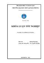 Khóa luận vận dụng quy trình cấp hạn mức tín dụng của Ngân hàng thương mại cổ phần xăng dầu petrolimex- Cn hải phòng để xác định hạn mức tín dụng cho công ty cổ phần thép Việt Nhật
