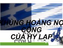 Khủng hoảng nợ công của hy lạp khủng hoảng nợ công của Hy Lạp
