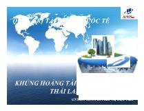 Khủng hoảng tài chính Châu Á - Thái Lan