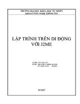 Lập trình trên di động với j2me