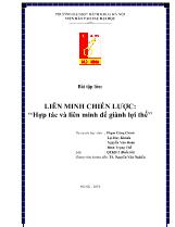Liên minh chiến lược: Hợp tác và liên minh để giành lợi thế