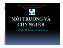 Môi trường và con người