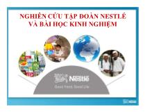 Nghiên cứu tập đoàn nestlé và bài học kinh nghiệm