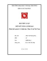 Phân biệt quản lý và lãnh đạo - Thực tế tại Việt Nam