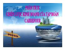 Phân tích chiến lược kinh doanh của tập đoàn carrefiur