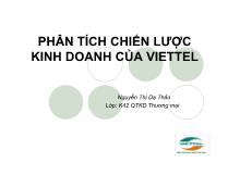 Phân tích chiến lược kinh doanh của Viettel