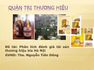 Quản trị thương hiệu