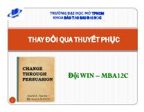 Thay đổi qua thuyết phục