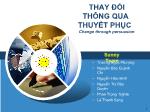 Thay đổi thông qua thuyết phục