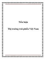 Tiểu luận Thị trường trái phiếu Việt Nam