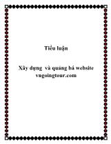 Tiểu luận Xây dựng và quảng bá website vngoingtour.com