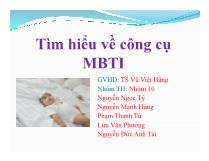 Tìm hiểu về công cụ MBTI