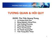 Tương quan và hồi quy