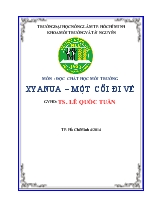 Bài giảng Độc chất học môi trường Xyanua – một cõi đi về