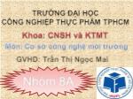 Bài giảng môn: Cơ sở công nghệ môi trường