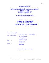 Bài tập lớn Tự động hóa mobile robot ba bánh - Ba motor