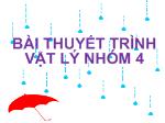 Bài thuyết trình vật lý nhóm 4