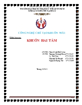 Đề tài báo cáo: khuôn hai tấm