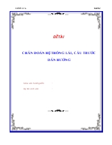 Đề tài Chẩn đoán hệ thống lái, cầu trước dẫn hướng