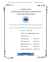 Đề tài Enzyme protease và ứng dụng trong sản xuất nước mắm ngắn ngày