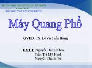 Đề tài Máy quan phổ