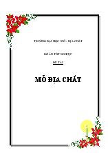 Đề tài Mỏ địa chất