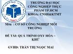 Đề tài : Quá trình oxy hóa – khử