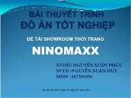 Đề tài Showroom thời trang NINOMAXX