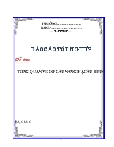 Đề tài : Tổng quan về cơ cấu nâng hạ cầu trục