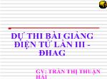 Dự thi bài giảng điện tử lần III -ĐHAG