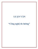 Luận văn Công nghệ đo lường