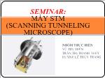 Máy STM(scanning tunneling microscope)