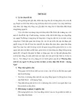 Phương thức sinh kế của người Ca Dong tại khu tái định cư thủy điện Đắk Đrinh – Quảng Ngãi