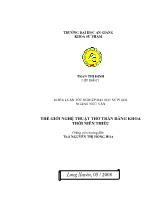Thế giới nghệ thuật thơ Trần Đăng Khoa thời niên thiếu