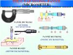 Thực tập xưởng: panme (micrometer)