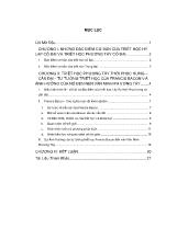 Tiểu luận Tư tưởng triết học của phơrăngxít bêcơn và sự ảnh hưởng của nó đến nền văn minh phương tây hiện đại(1)