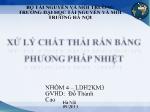 Xử lý chất thải rắn bằng phương pháp nhiệt