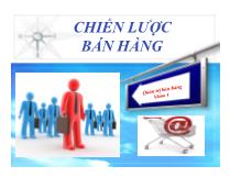 Bài giảng Chiến lược bán hàng