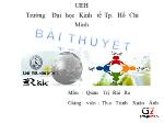 Bài thuyết trình môn Quản trị rủi ro