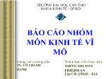 Báo cáo Nhóm môn kinh tế vĩ mô