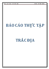 Báo cáo Thực tập trắc địa