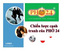 Chiến lược cạnh tranh của Phở 24