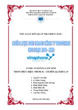 Chiến lược kinh doanh công ty Vinaphone giai đoạn 2010-2020