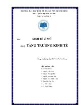Chủ đề: Tăng trưởng kinh tế