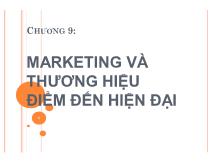 Chương 9: Marketing và thương hiệu điểm đến hiện đại