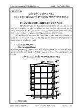 Chương III Kết cấu khung nhà các đặc trưng và phương pháp tính toán