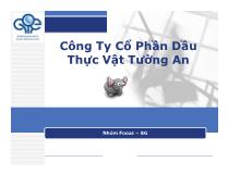 Công ty cổ phần dầu thực vật Tường An