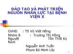 Đào tạo và phát triển nguồn nhân lực tại bệnh viện X